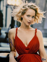 Jennifer Lawrence Signed 11x14 Photo Beckett COA - Item #2
