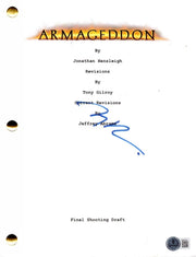 Jerry Bruckheimer Signed Script from Armageddon Beckett COA
