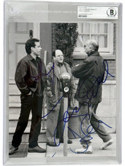 Jerry Seinfeld, Larry David & Jason Alexander Authentic Autographed 8x10 Photo