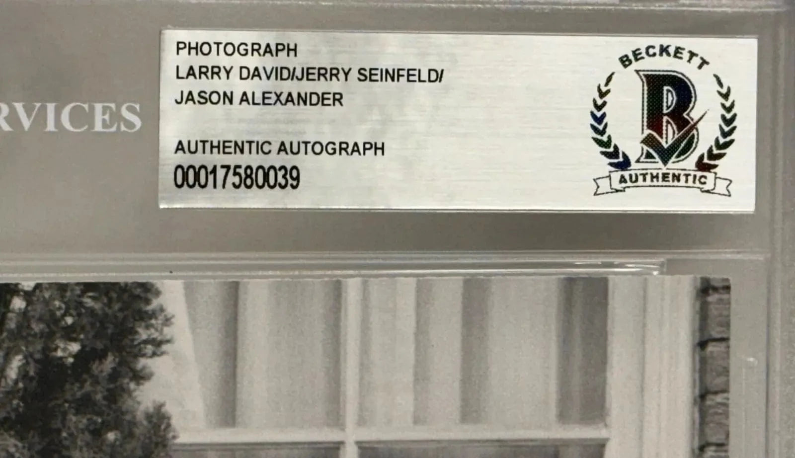 Jason Alexander Signed 8x10 Photo from Seinfeld Beckett COA - Item #1 - Detail View