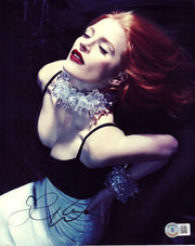 Jessica Chastain Signed 8x10 Photo Beckett COA - Item #9