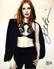 Jessica Chastain Signed 8x10 Photo Beckett COA - Item #8