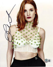 Jessica Chastain Signed 8x10 Photo Beckett COA - Item #1