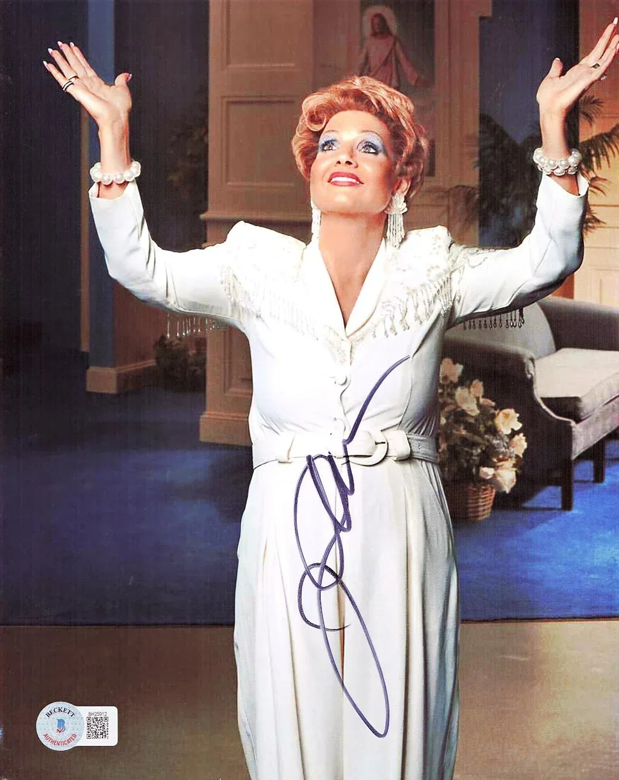 Jessica Chastain Signed 8x10 Photo from The Eyes of Tammy Faye Beckett COA - Item #16