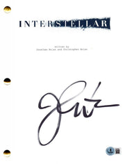 Jessica Chastain Signed Complete Movie Script from Interstellar Beckett COA - Item #7