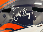 John Elway signed Denver Broncos helmet with Beckett Witness Hologram & QR Code