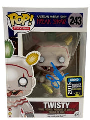 John Carroll Authentic Autographed Twisty American Horror Story Freak Show 243 Funko Pop Figure