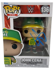 John Cena Authentic Autographed John Cena WWE 136 Funko Pop Figure