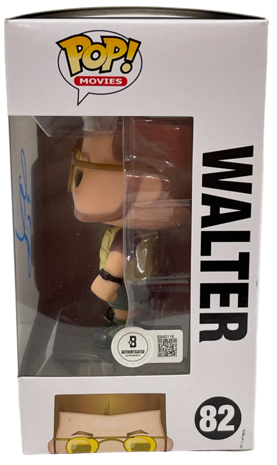 John Goodman Authentic Autographed Walter The Big Lebowski 82 Funko Pop Figure