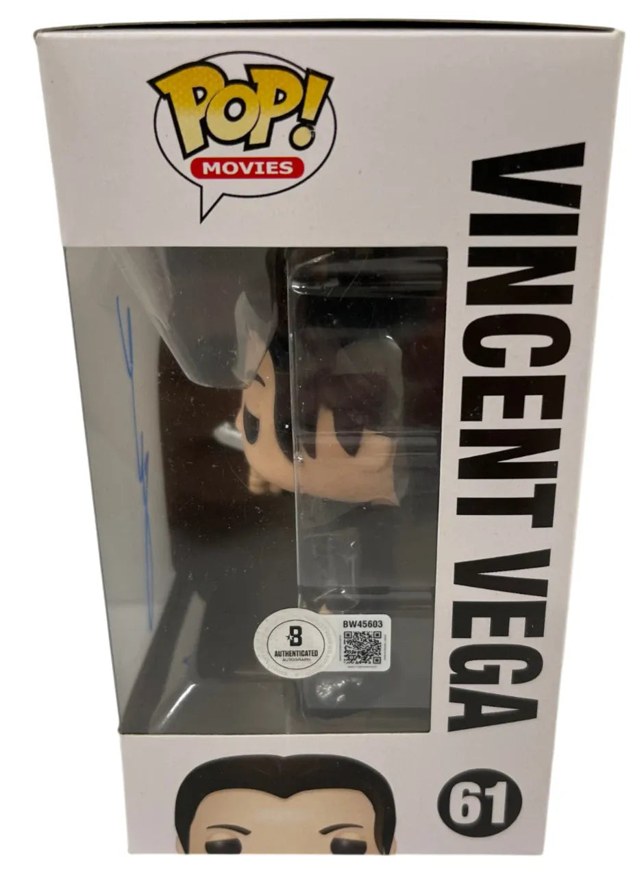 John Travolta signed item - COA and hologram detail