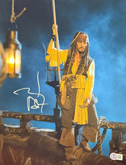 Johnny Depp Signed 11x14 Photo from Pirates of the Caribbean Beckett COA - Item #10