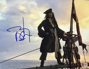 Johnny Depp Signed 11x14 Photo from Pirates of the Caribbean Beckett COA - Item #5