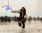 Johnny Depp Signed 11x14 Photo from Pirates of the Caribbean Beckett COA - Item #2