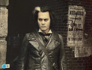 Johnny Depp Signed 11x14 Photo from Sweeney Todd Beckett COA - Item #1