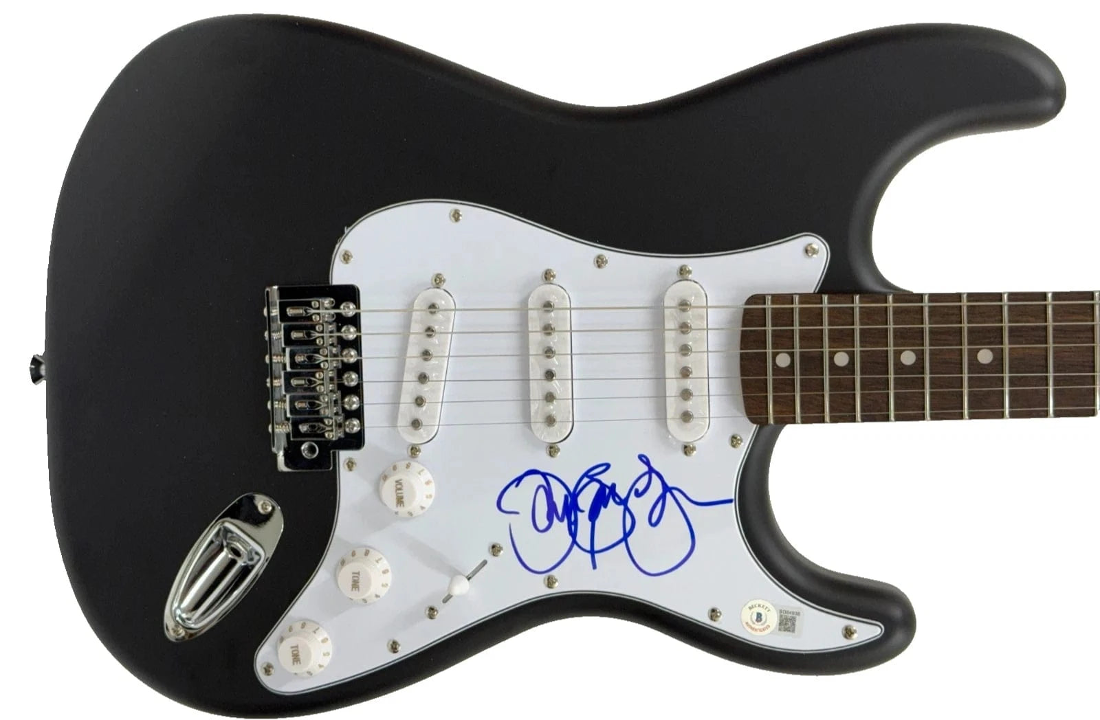Jon Bon Jovi Signed Guitar Beckett COA - Detail View