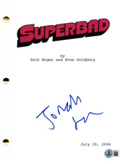 Jonah Hill Signed Script from Superbad Beckett COA