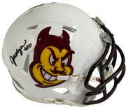 Jordyn Tyson Authentic Autographed Arizona State Sun Devils Mini Replica Helmet