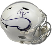 Justin Jefferson Authentic Autographed Minnesota Vikings Speed Replica Helmet 2024 #2
