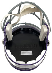 Justin Jefferson Signed NFL Helmet Beckett COA - Item #1 - Alternate Angle