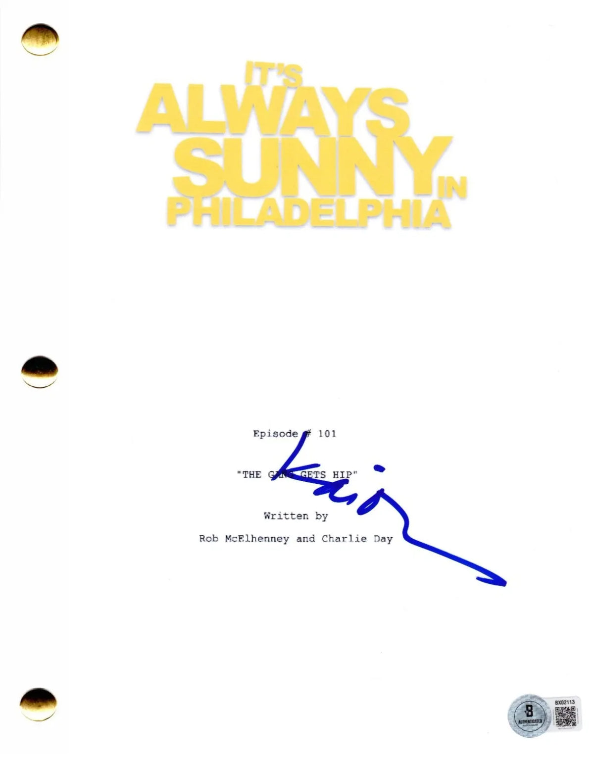 Kaitlin Olson Authentic Autographed It's Always Sunny in Philadelphia Script