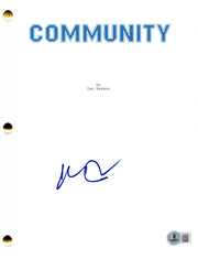 Ken Jeong signed Community pilot script — Beckett authenticated
