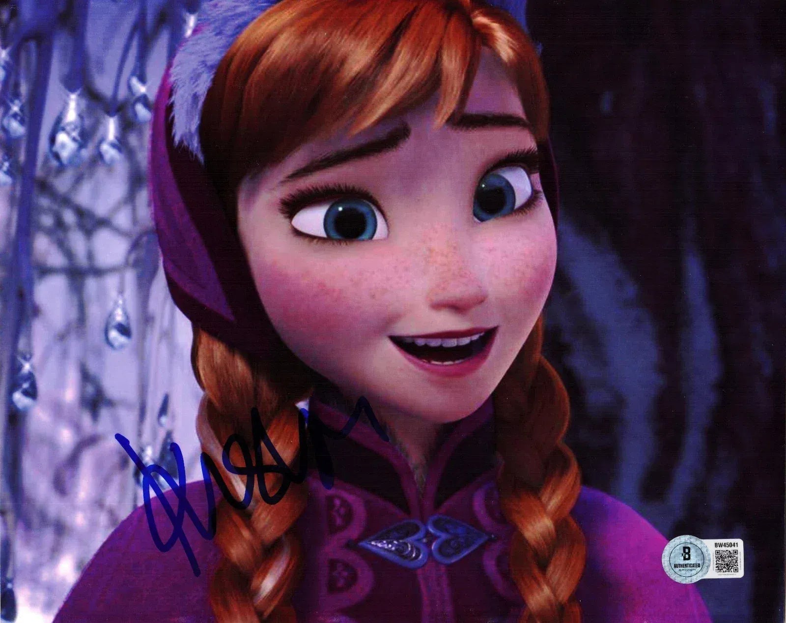 Kristen Bell signed Frozen 8x10 photo — Beckett authenticated