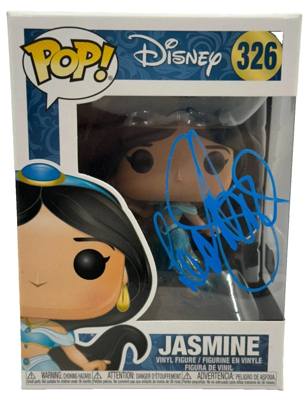 Lea Salonga Authentic Autographed Jasmine Disney 326 Funko Pop Figure