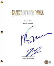 Leonardo DiCaprio and Martin Scorsese Authentic Autographed Gangs of New York Script