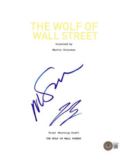 Leonardo DiCaprio & Martin Scorsese Authentic Autographed The Wolf of Wall Street Script