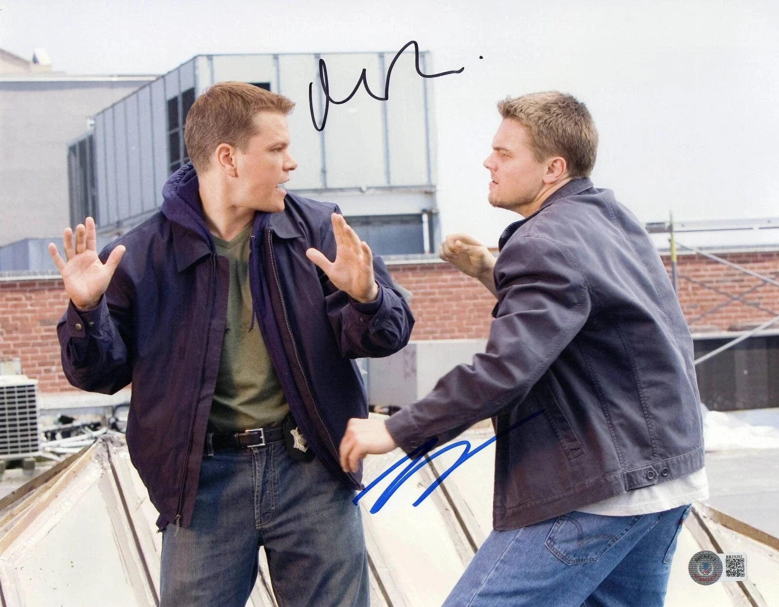 Leonardo DiCaprio Signed 11x14 Photo from The Departed Beckett COA