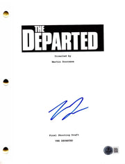 Leonardo DiCaprio Signed Script from The Departed Beckett COA