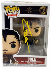 Lewis Tan Authentic Autographed Cole Mortal Kombat 1054 Funko Pop Figure