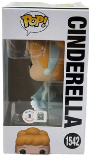 Lily James Signed Funko from Cinderella Beckett COA - Detail View