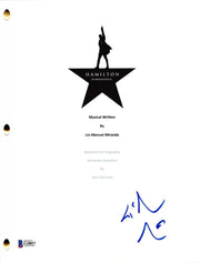 Lin-Manuel Miranda Authentic Autographed The Hamilton Script