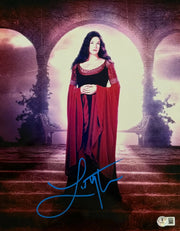 Liv Tyler signed Lord of the Rings 11x14 metallic photo with Beckett Witness COA