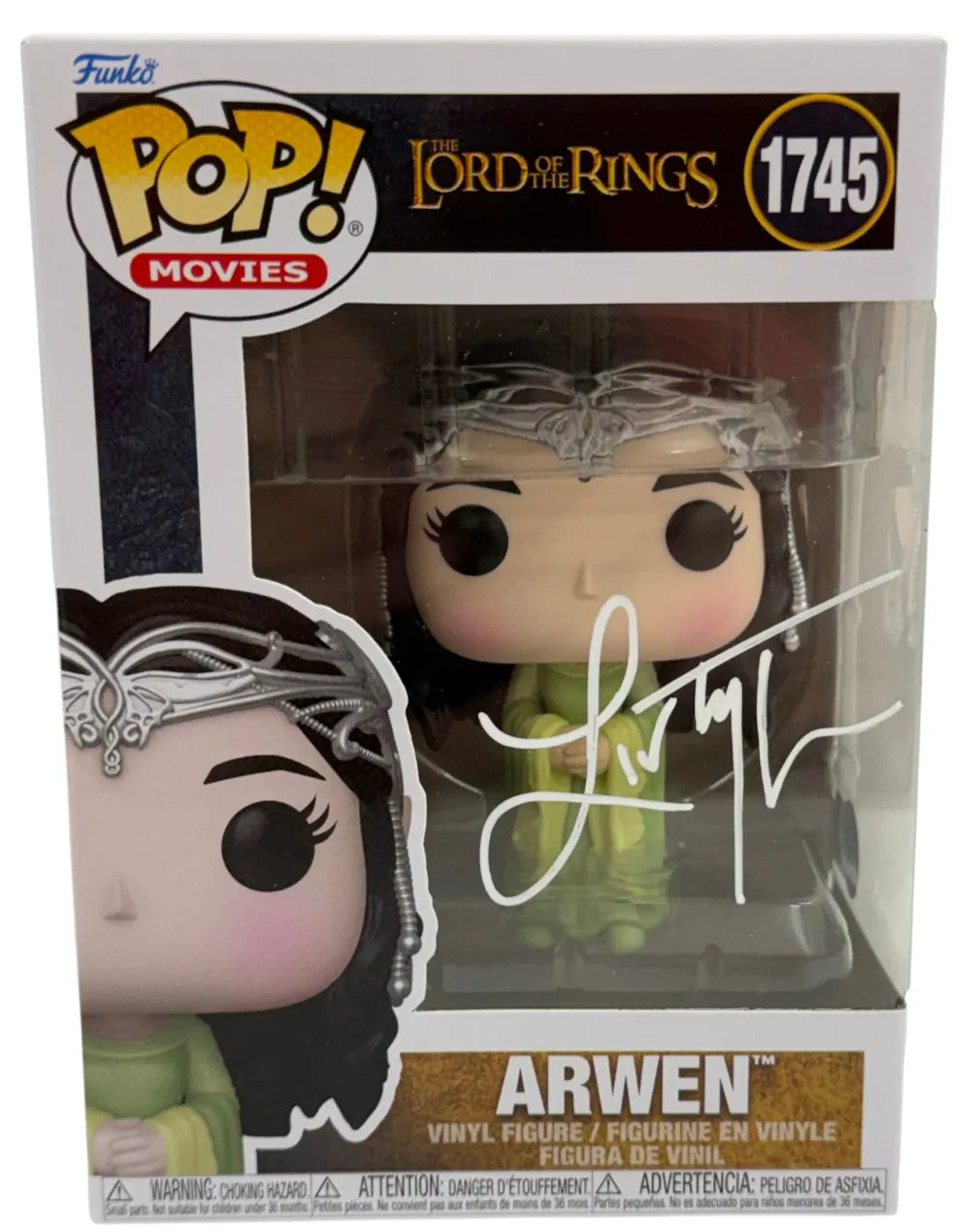 Liv Tyler signed Arwen Lord of the Rings Funko Pop with Beckett Witness COA