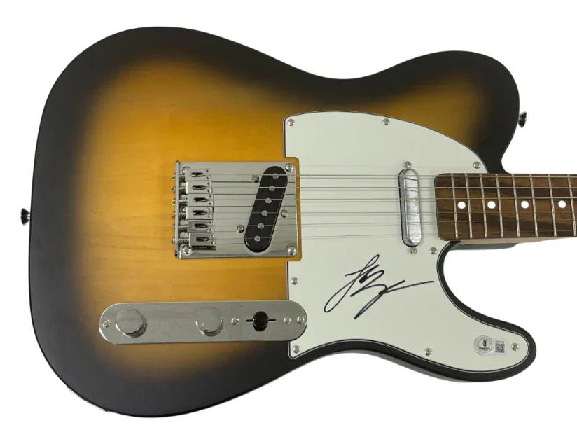 Luke Bryan signed full size Fender Telecaster guitar — Beckett authenticated