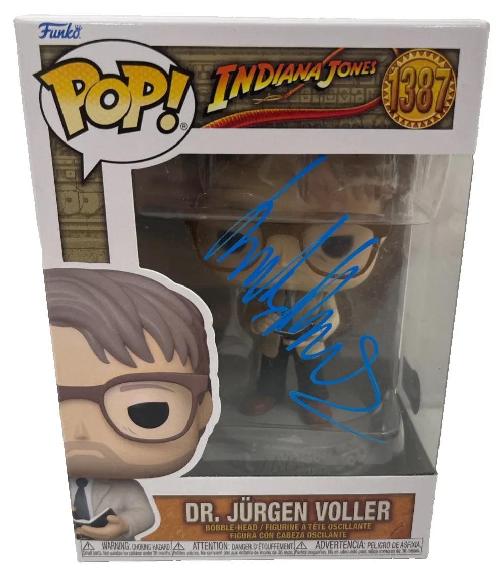 Mads Mikkelsen Dr. Jurgen Voller Indiana Jones 1387 Funko Pop Figure with Beckett COA