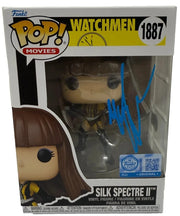 Malin Akerman Authentic Autographed Silk Specture II Watchmen 1887 Funko Pop Figure