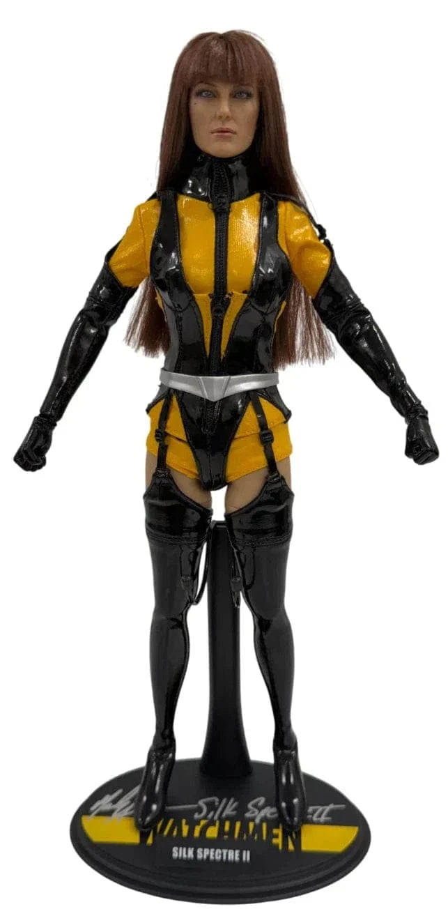 Malin Akerman Authentic Autographed Silk Spectre II Hot Toys Figure