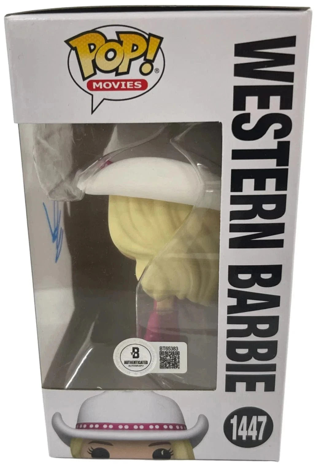 Margot Robbie Signed Funko from Barbie Beckett COA - Detail View
