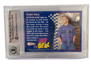 Mark-Paul Gosselaar signed Saved by the Bell 1992 Pacific Card 74 — card back view