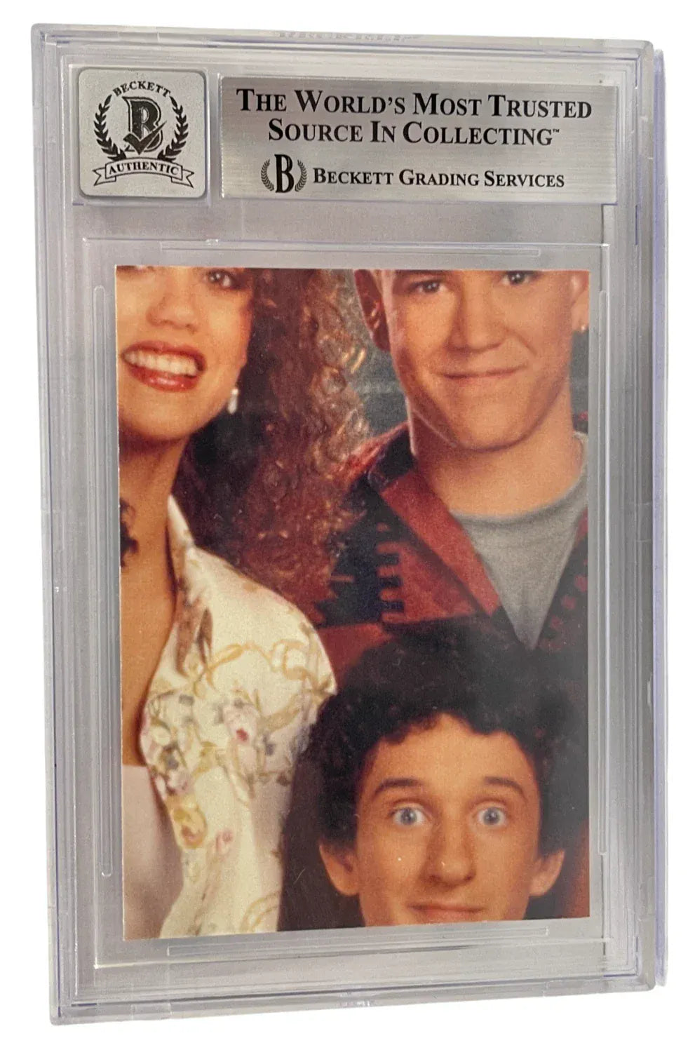 Mark-Paul Gosselaar signed Saved by the Bell 1992 Pacific Card 97 — card back view