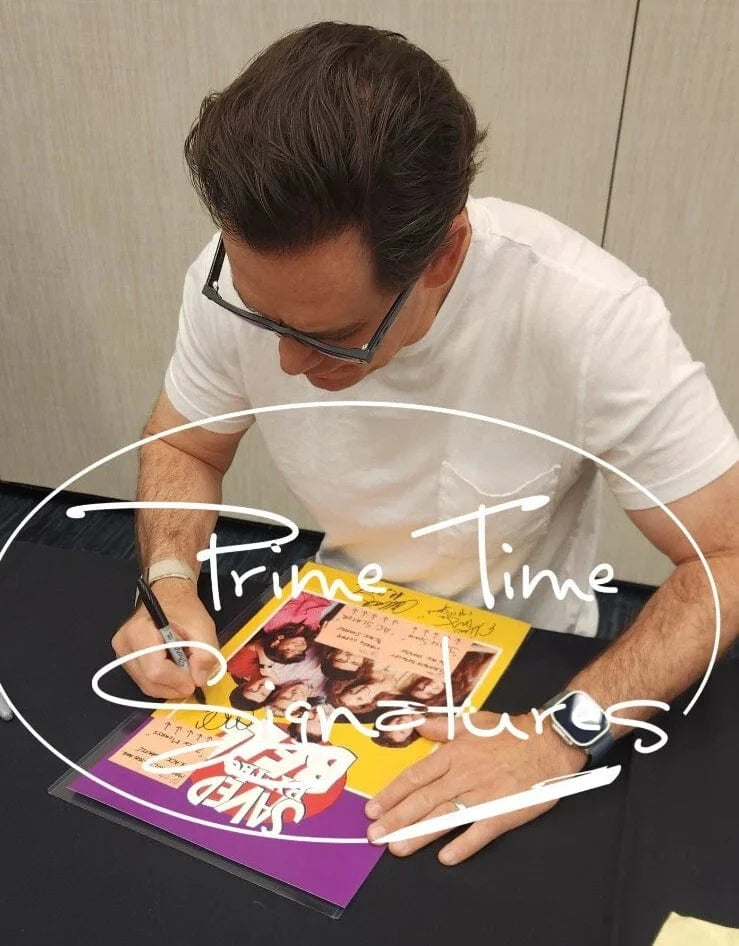 Mark-Paul Gosselaar Signed 11x14 Photo from Saved by the Bell Beckett COA - Item #1 - Alternate Angle