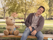 Mark Wahlberg and Seth MacFarlane dual-signed Ted 11x14 photo — Beckett authenticated