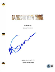 Martin Scorsese Gangs autographed script with certificate of authenticity