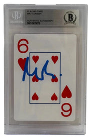 Matt Damon Signed Replica Prop from Rounders Beckett COA - Item #9