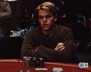 Matt Damon signed Rounders 8x10 photo with Beckett COA