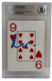 Matt Damon Signed Replica Prop from Rounders Beckett COA - Item #6