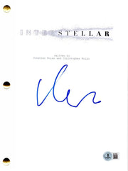 Matt Damon signed Interstellar movie script — Beckett authenticated